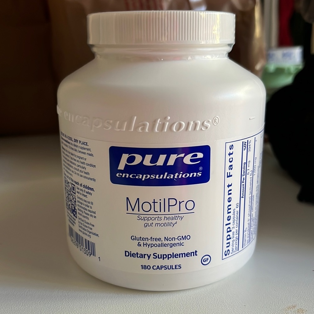 Pure Encapsulations MotilPro Supports Healthy Gut Motility New! 180 Capsules